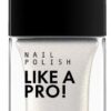 Like A Pro! 101 White With Gold Shimmer Nail Polish