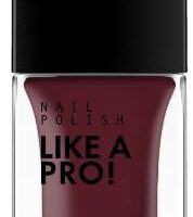 LIKE A PRO! 121 Dark Plum Red Nail Polish