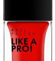 LIKE A PRO! 126 Coral Red Nail Polish