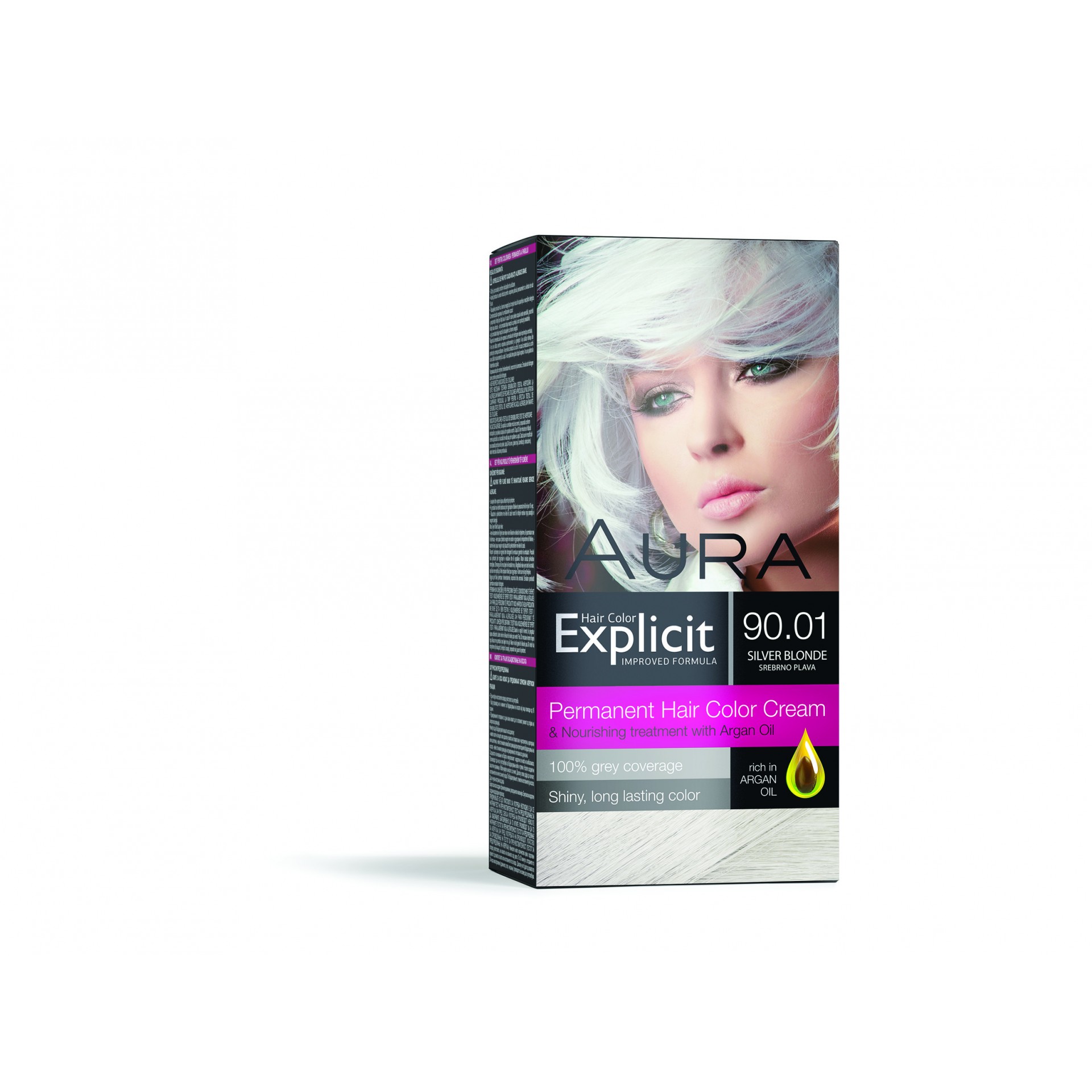 Explicit Hair Color 90.01 New Silver Blonde Explicit Hair Color 90.01 New Silver Blonde