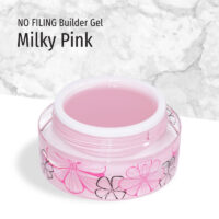 JK No Filing Builder Gel - Milky Pink