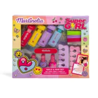 SUPER GIRL Nails & Hair Set