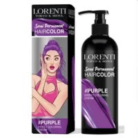 LORENTI SEMI PERMANENT HAIR COLOR PURPLE 250ml (ΗΜΙΜΟΝΙΜΗ ΒΑΦΗ)