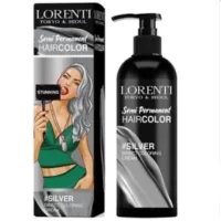 LORENTI SEMI PERMANENT HAIR COLOR SILVER 250ml (ΗΜΙΜΟΝΙΜΗ ΒΑΦΗ)