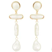 Σκουλαρίκια "White Perla"